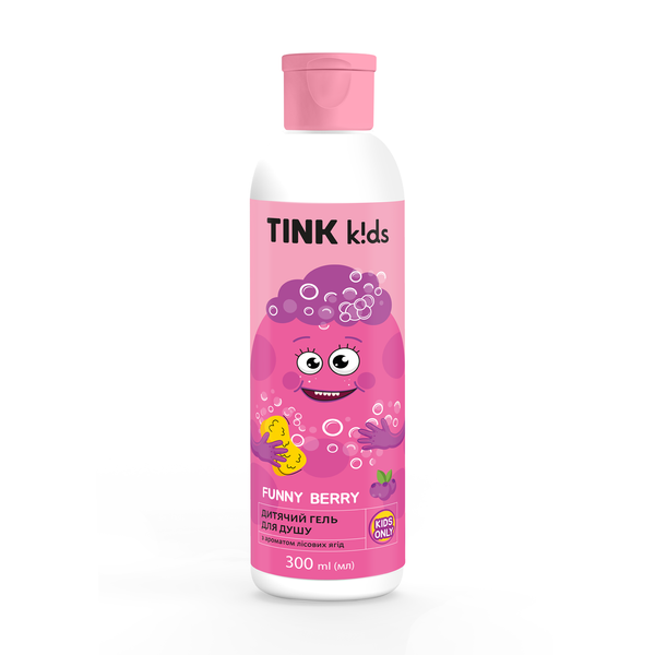Дитячий гель для душу Funny Berry Tink kids 300 мл 4823109410640 фото