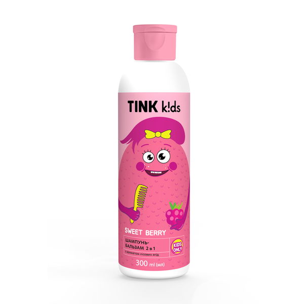 Шампунь-бальзам 2 в1 Sweet Berry Tink kids 300 мл 4823109410862 фото