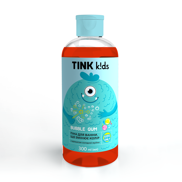 Піна для ванни, що змінює колір Bubble Gum Tink kids 300 мл 4823109410848 фото